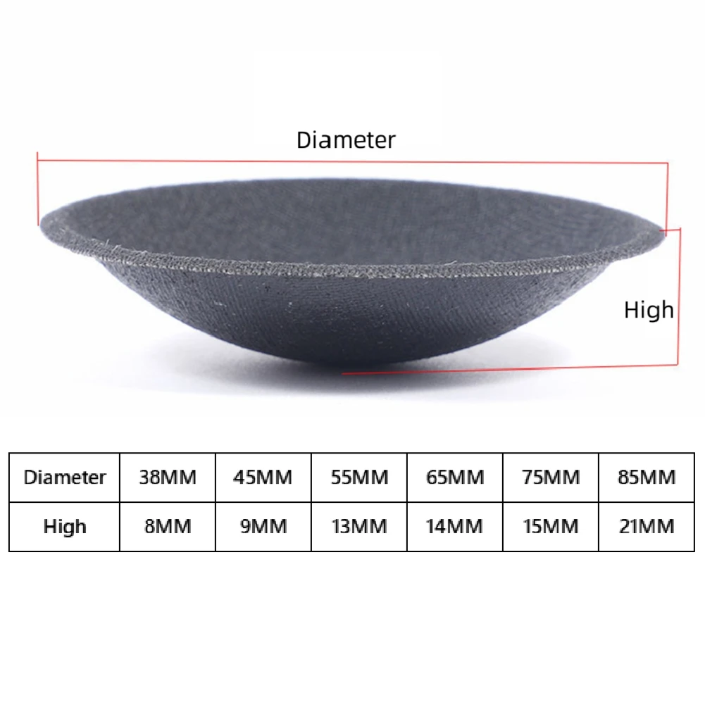 Dust Cap Speaker Cap/ 2 X Speaker Dust Cap /2Pcs Dome Cover Fabric/ Replacement Speaker Cap 38mm-85mm /Accessories Tool Parts