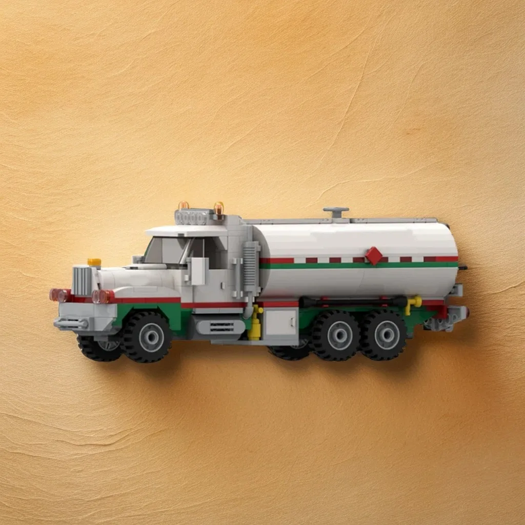 

361 шт. MOC транспортная серия Octan топливный грузовик реалистичная структура DIY модель строительные блоки игрушки на день рождения подарок