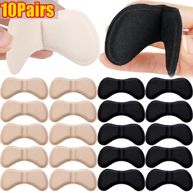 20/2Pcs Sponge Heel Pads Women Anti-wear Cushion High Heels Shoes Sticker Foot Care Pain Relief Liner Grips Insole Insert Pads