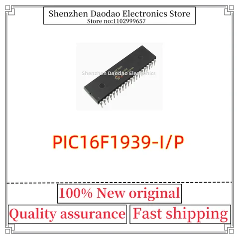 PIC16F1939-I/P PIC16F1939 I P DIP-40 Microcontroller chip IC new original