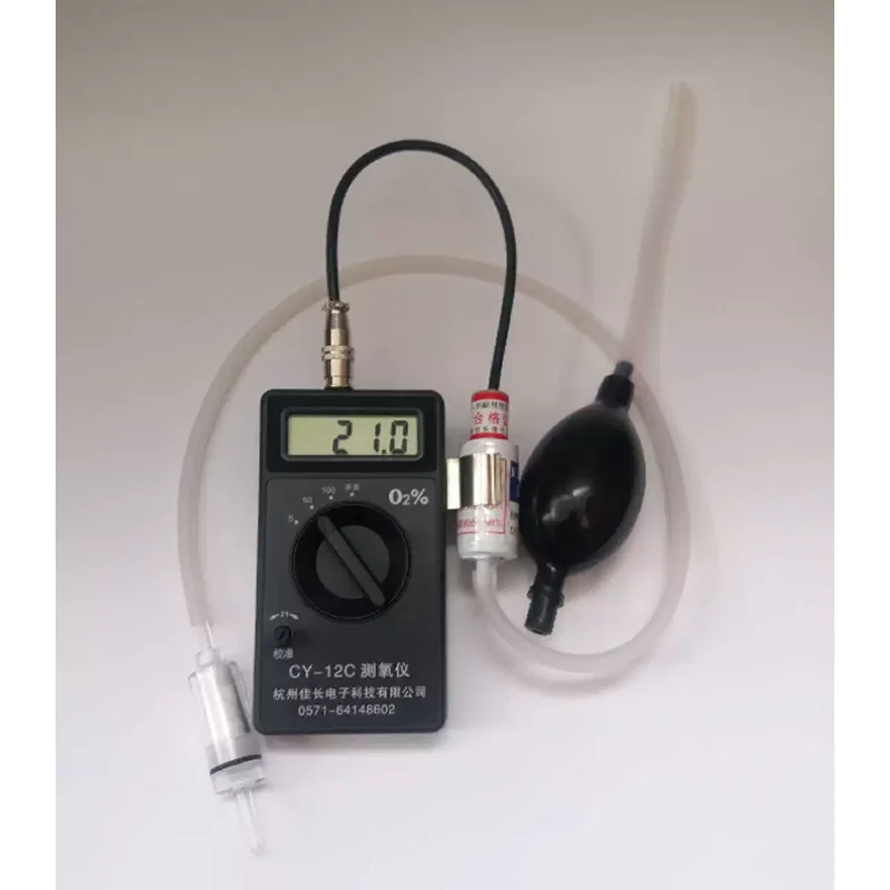 Handheld portable oxygen detector CY-12C oxygen analyzer full range oxygen content concentration detector
