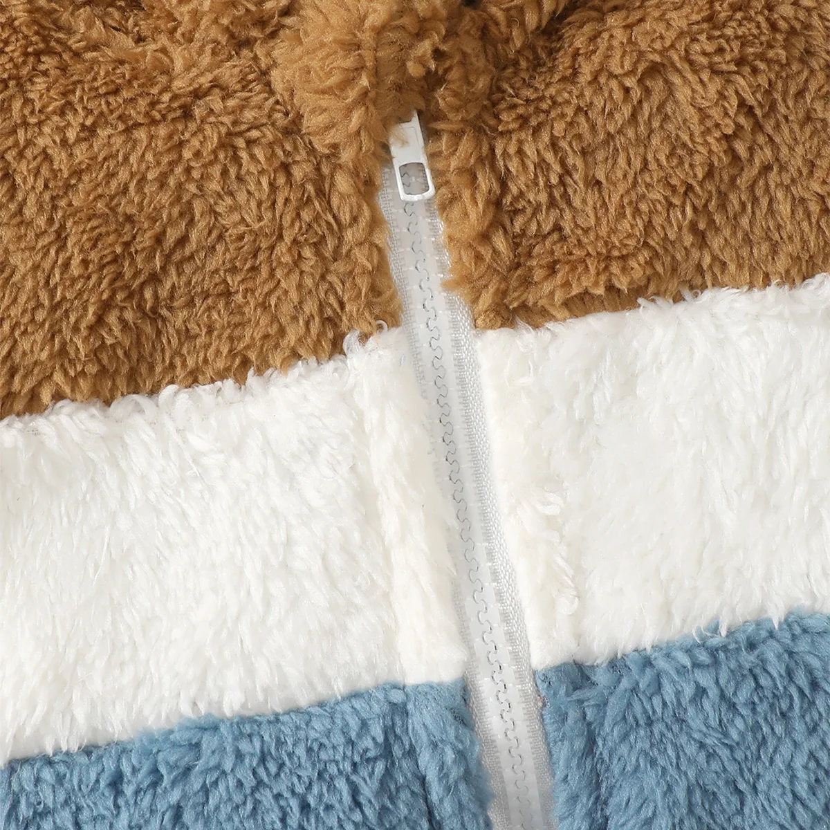 معطف شتوي من القطيفة بغطاء للرأس ومعطف دافئ بسحاب للأطفال الأولاد، مناسب لحديثي الولادة من عمر 0 إلى 9 أشهر