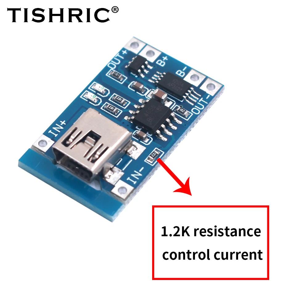 5V 1A Micro/Type-c/Mini TP4056 18650 Lithium Battery Charging Module 1.2K Current Charging Board With Protection Dual Functions