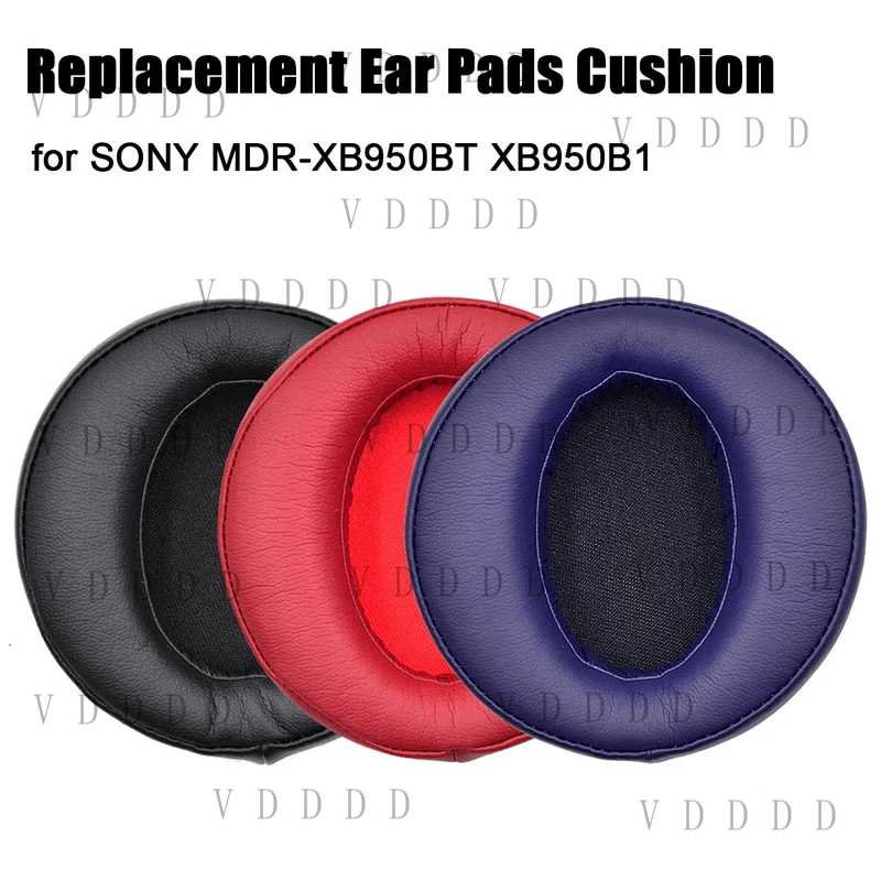 L... Ear Pads Cushion Replacement Earmuffs for Sony MDR-XB950BT XB950B1 Headphones