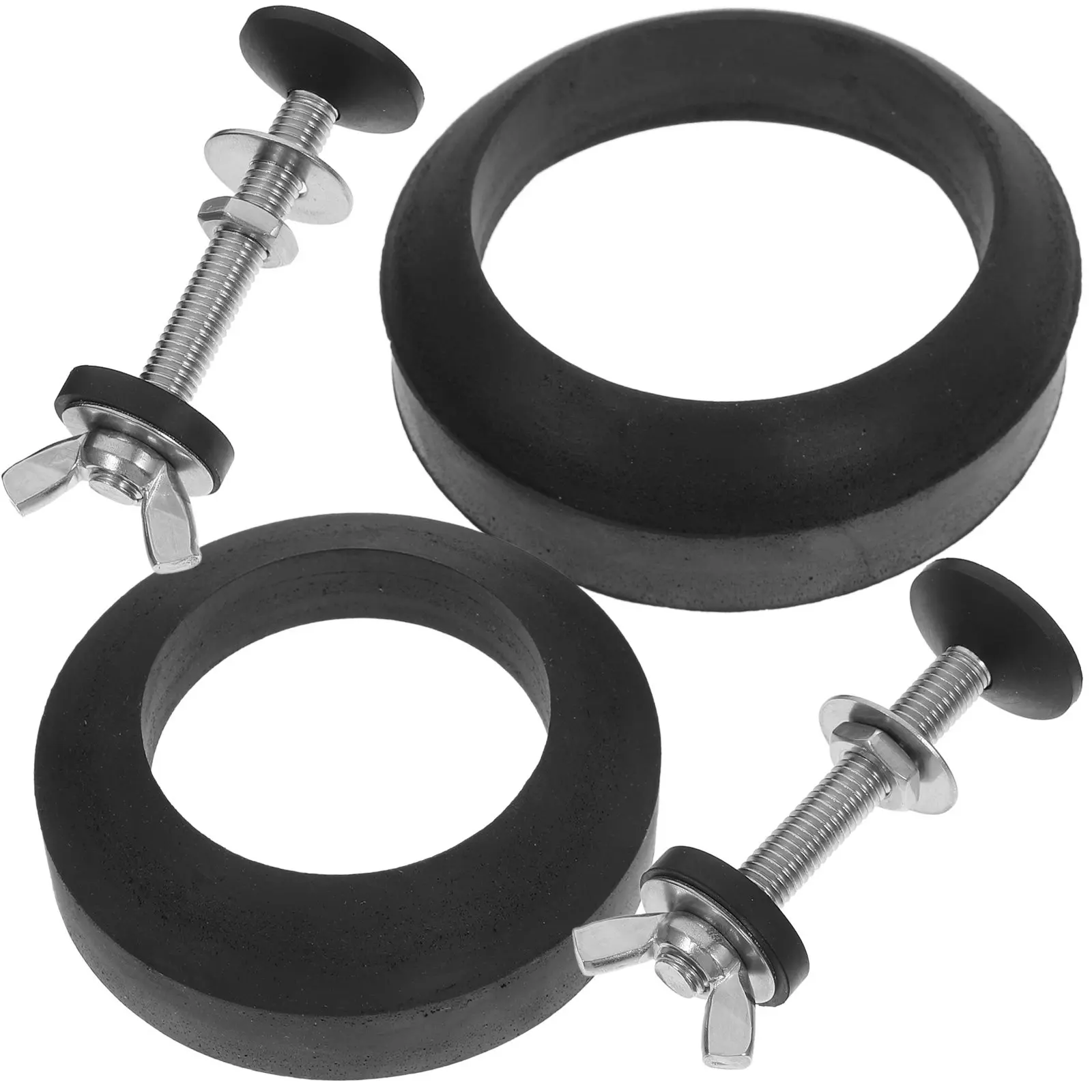 

Комплект универсальных болтов для унитаза (1 шт.): сверхпрочные металлические болты, герметичные, для ремонта и замены уплотнений сливного бачка унитаза