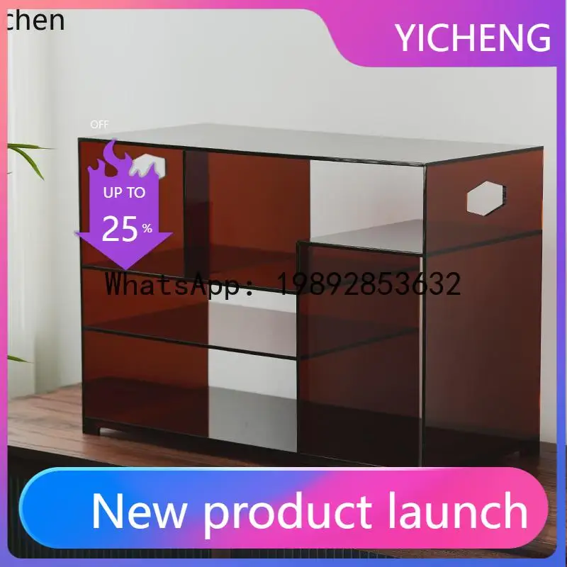 X1  acrylic Bogu frame Duobao Pavilion shelf tea shed tea set storage simple tea room ornament