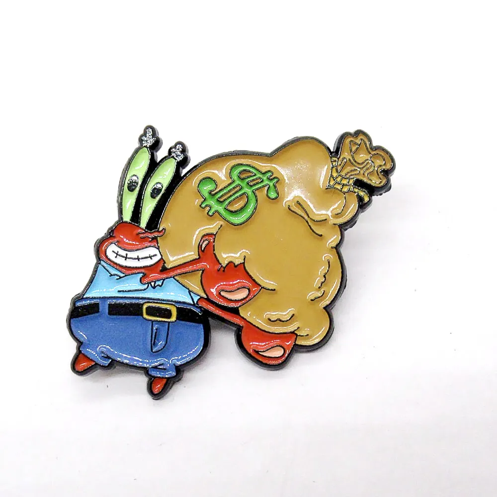 

50pcs mixed rabbit cartoon metal soft enamel pin souvenir gift
