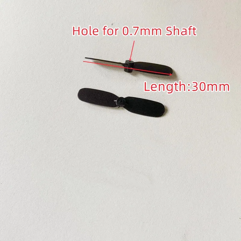 30*0.7Mm 3Cm 0.7 Tail Blade Rotor Props Syma S105G S107 S107G S108G S109G S102G Rc Mini diy Helikopter Speelgoed Onderdelen R/C Toebehoren