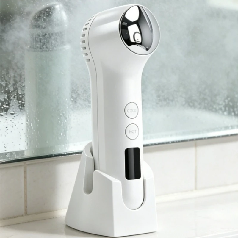 Cold Hot Dual-Effect Ionic Facial Beauty Device Temperature Sensing Ice Compress Skin Rejuvenation Portable Home Beauty Devices