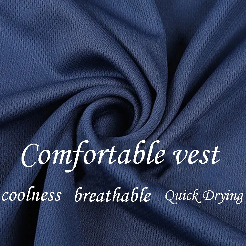 Fashionable men's fitness clothes, casual men's T-shirts, comfortable men's beach vests, sleeveless sportswear