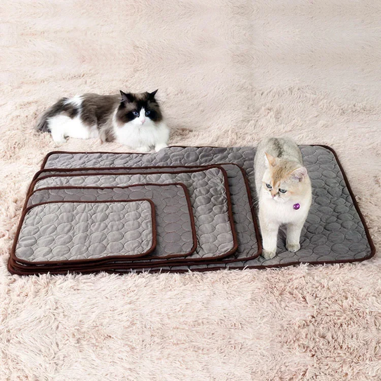 Pet Dog Mat Self Cooling Mattress Cat Summer Ice Pad Cushion Keep Cool Bed