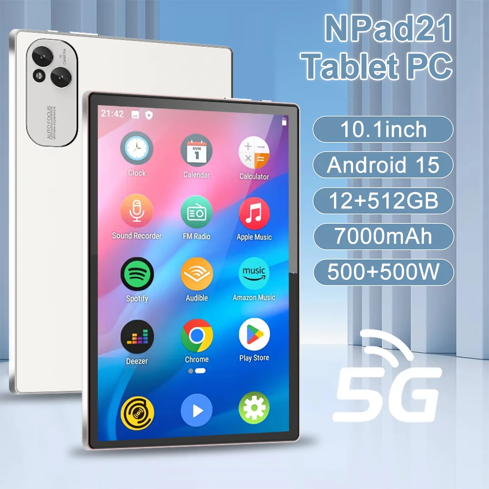 

2025 5G Tablet Android 15.0 Brand New 10.36 HD Screen Original Dual SIM Tablet Kids Tablet 7000mAh Global Version Tab Tablets PC