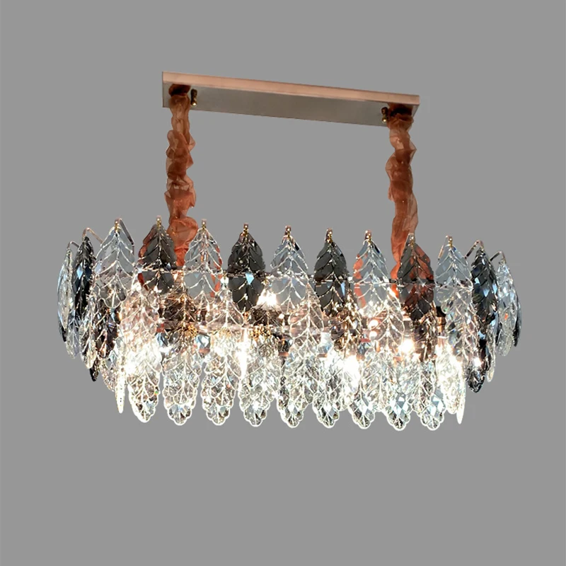 Imagem -06 - Luxuoso Moderno Cristal Lustres Lâmpadas Led Iluminação Lustre Decoração Sala de Estar Quarto