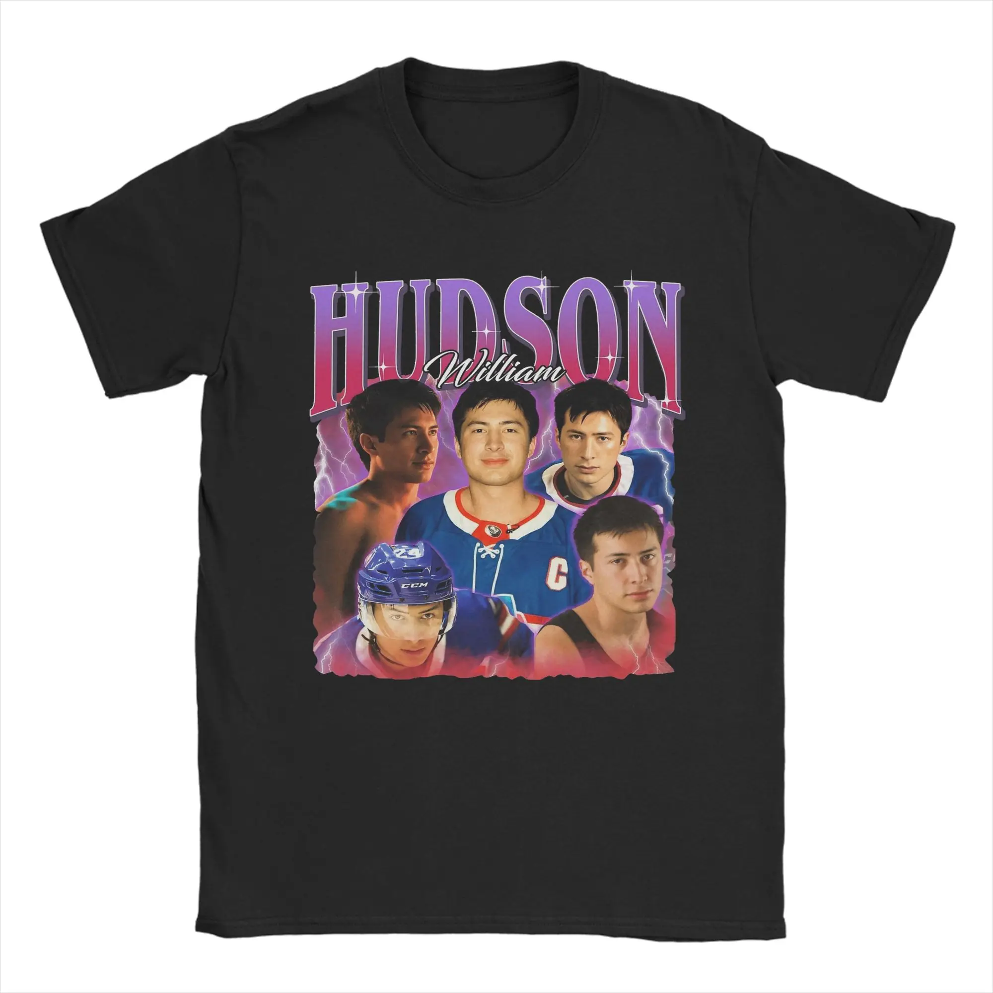 Hudsons Williams Shane Hollander Heated Rivalry T Shirts Men's  Pure Cotton Funny T-Shirts Crew Neck Tee Shirt Clothing