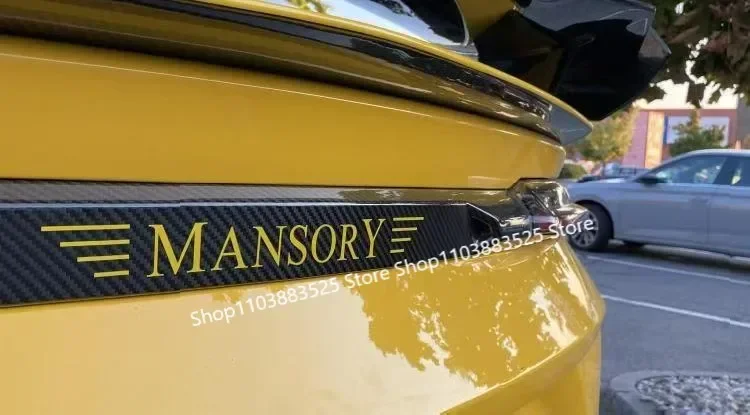 Decorative Pasted Car Logo Emblem Badge Sticker for Mansory W464 W465 G500 G63 Badge Sticker Modify Accessories