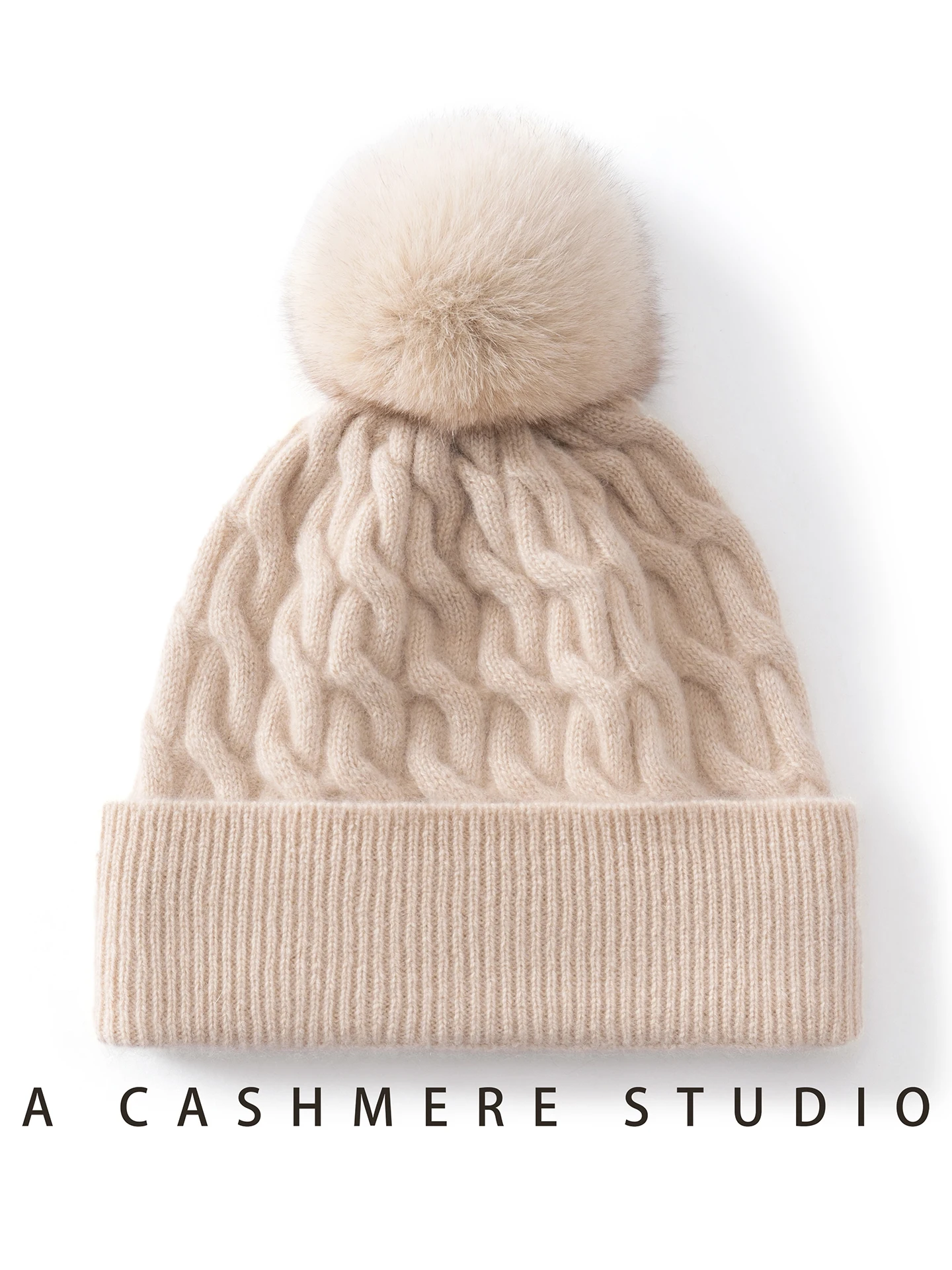 thiened-knitted-pure-camere-hat-casual-sle-women's-hat-fur-ball-casual-twist-hat-soft-and-warm-for-all-seasons