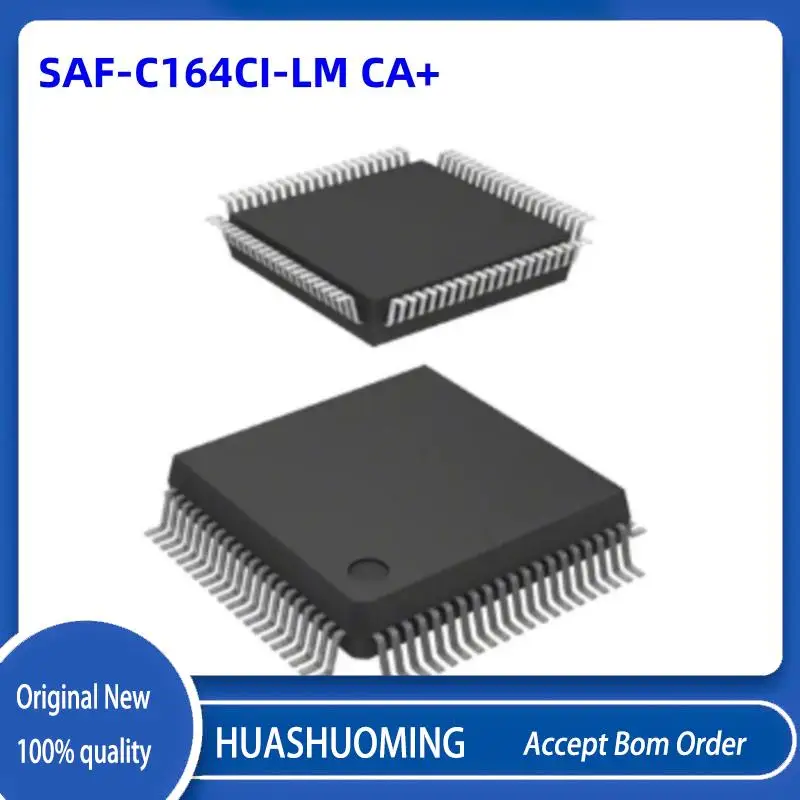 NeW 2Pcs/Lot    SAF-C164CI-LM CA+ SAF-C164CI-LM  SAF-C164C QFP-80 ,