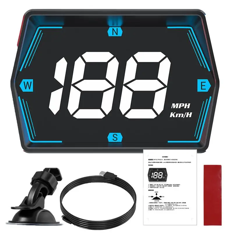 

Windshield Projector Speed Meter Car Speedometer Auto Accessories Windshield Projector GPS System Digital Hud Display Accurate