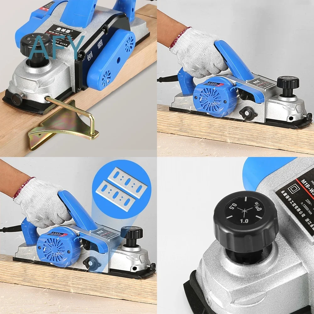 Electric Planer for M1B-WS 90X2 Portable Woodworking Tool Multi Function Carpenter Planer Cutting Board Planing Machine 1900W