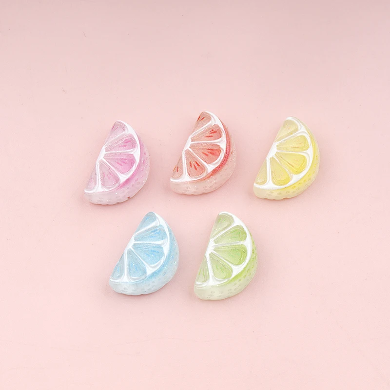 30/300pcs Mini Miniature Orange Series Flat Back Resin Cabochons for Hairpin Scrapbooking DIY Home Decor Craft Accessories
