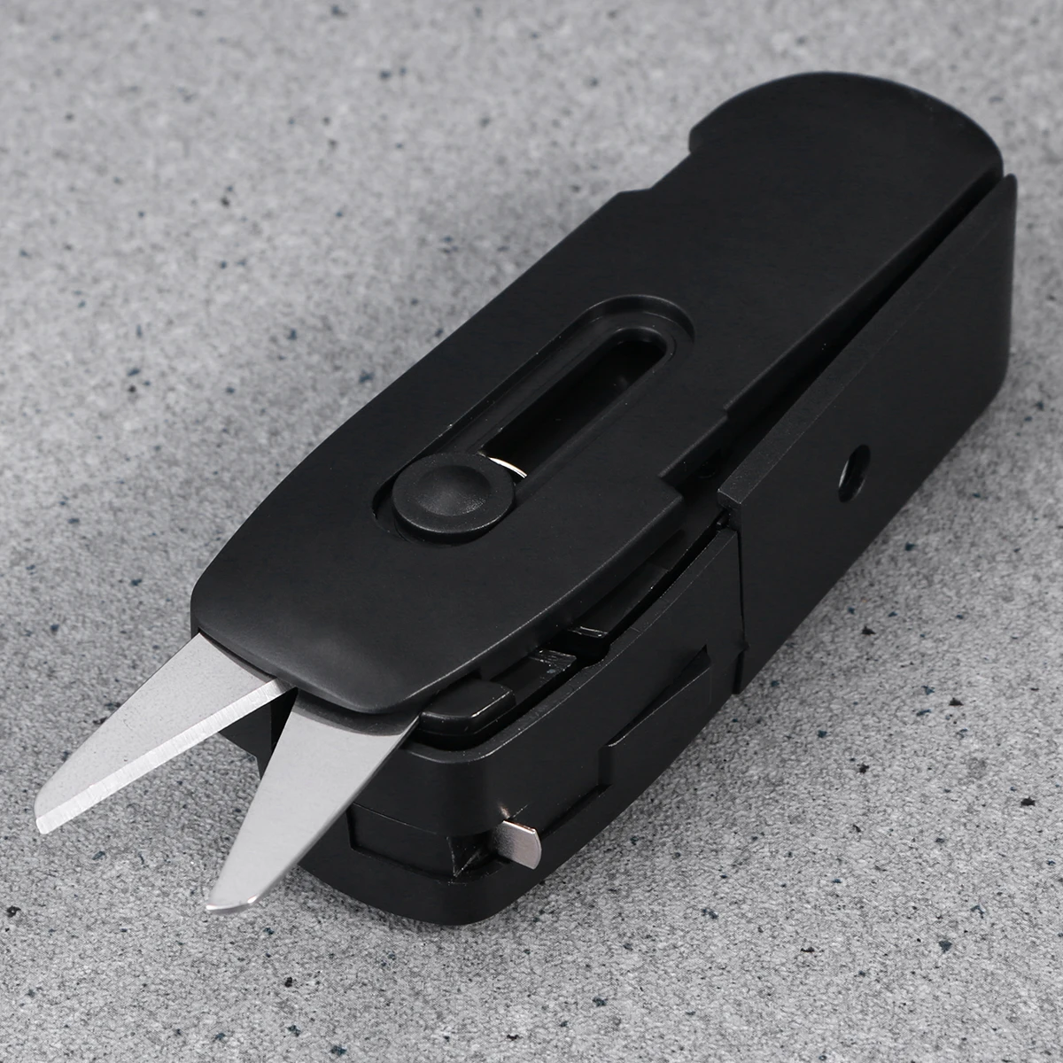 

Multifunctional Stationery Tool Set Black Mini Office Tools Scissor Flexible Rule Pencil Sharpener Stapler Cutter