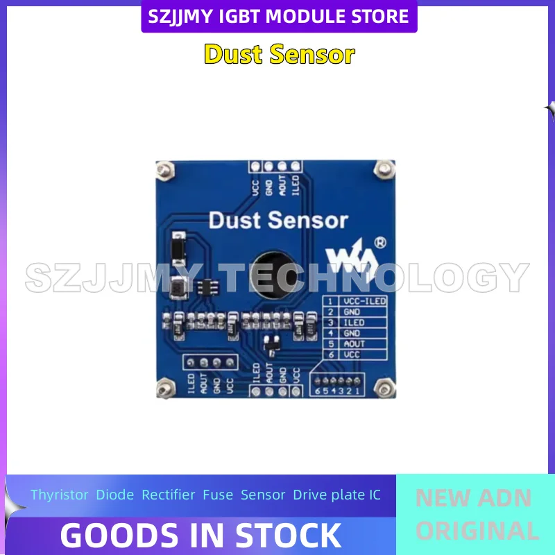 GP2Y1014AU0F dust sensor module dust particle concentration PM2.5 haze detection  NEW ORIGINAL IN STOCK