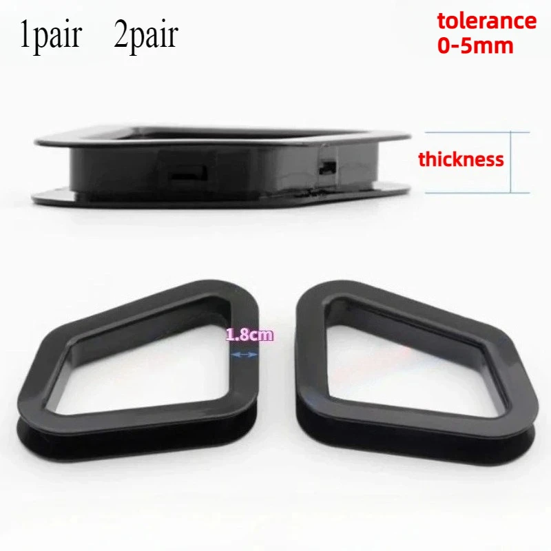 

2/3/4cm Adjustable ABS Plastic Car Seat Buckle - Office Chair & Auto Seat Clamp Accessories