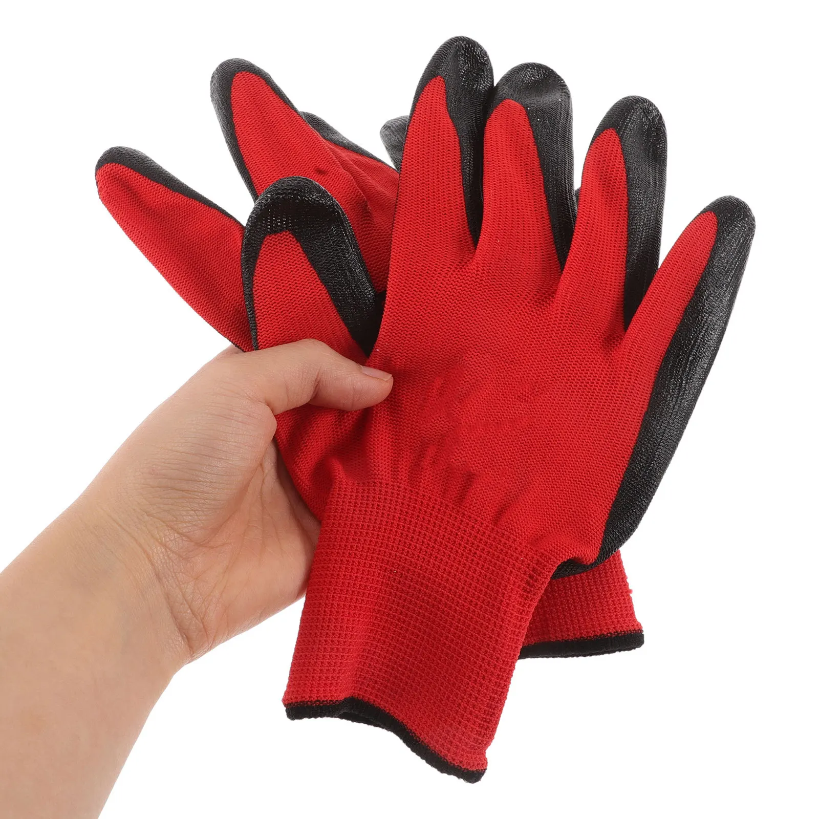 

3Pairs Breathable Nitrile Coated Garden Gloves for Men Women Yard Work Pruning Heavy Duty Work Gloves Glove Glove Works