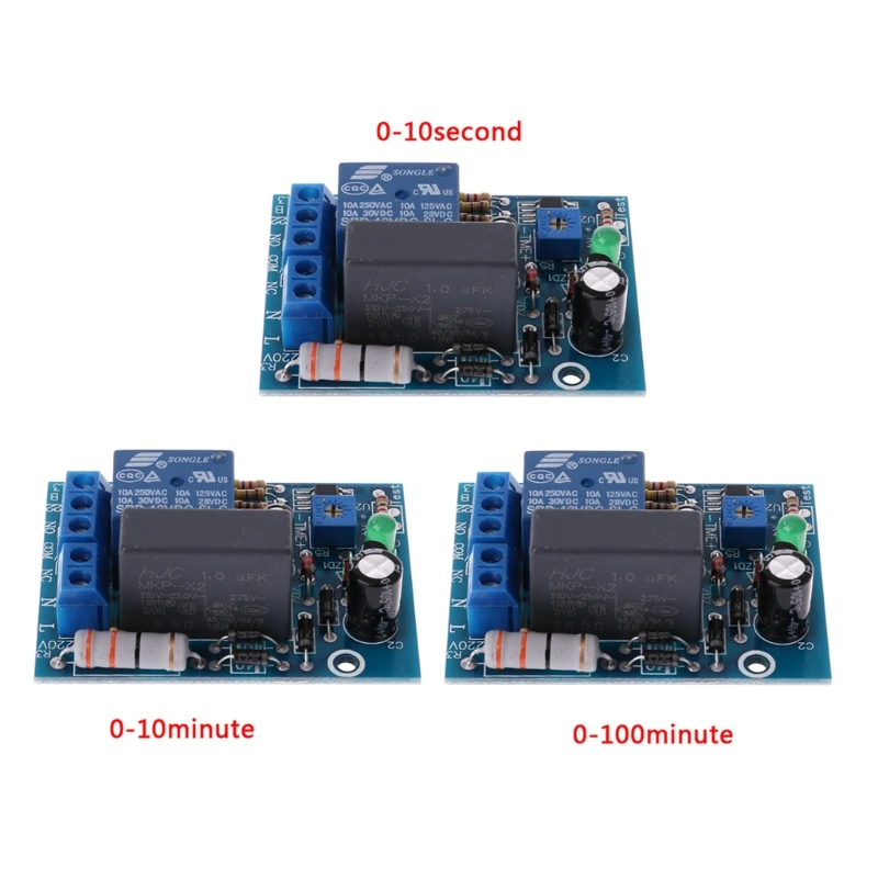 220V Adjustable Timer Delay Turn On/Off for Time Module