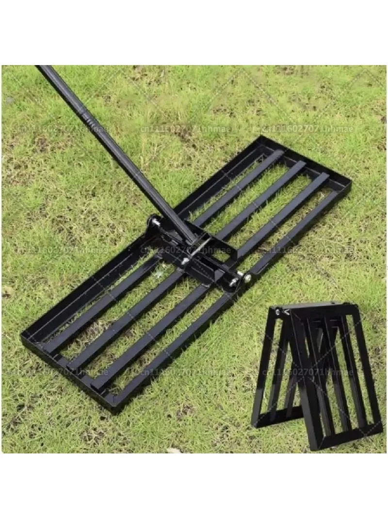 Lawn Leveling Rake Push Pull Floor Leveler Sand Gravel Soil Spread Tool Garden Farm Vegetable Yard Soil Fertilizer Land Scraper