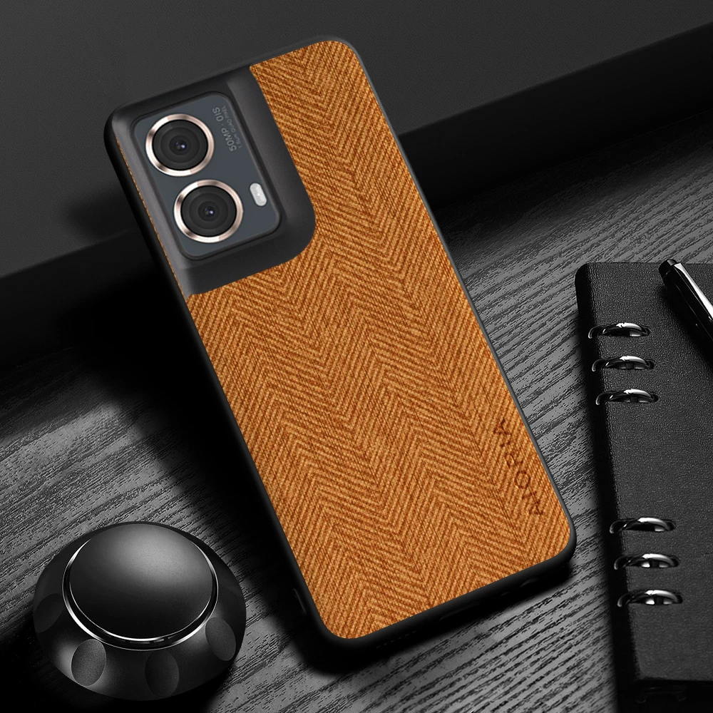 Case for Moto G85 G55 G45 G35 G86 G56 G Play Power Design Simple Lightweight Durable wood grain cover for Moto G Stylus 2024
