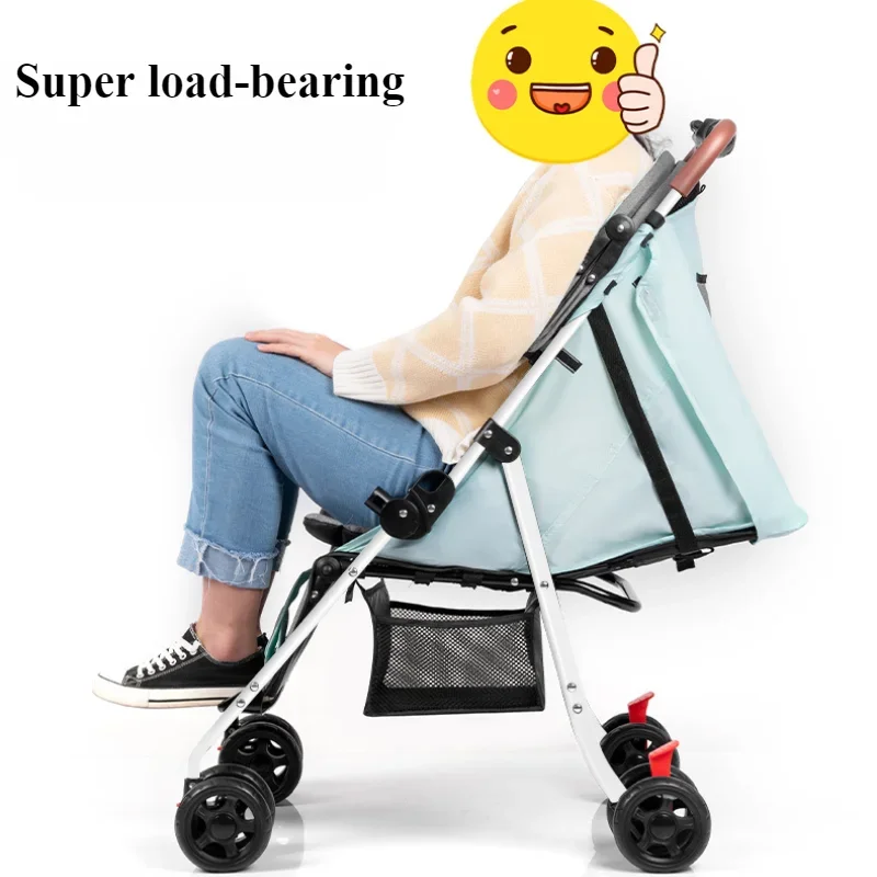 Ultra Lightweight Baby Stroller Sit & Lying Compact & Airplane-Friendly Travel Stroller One Click Folding Stroller for Infant