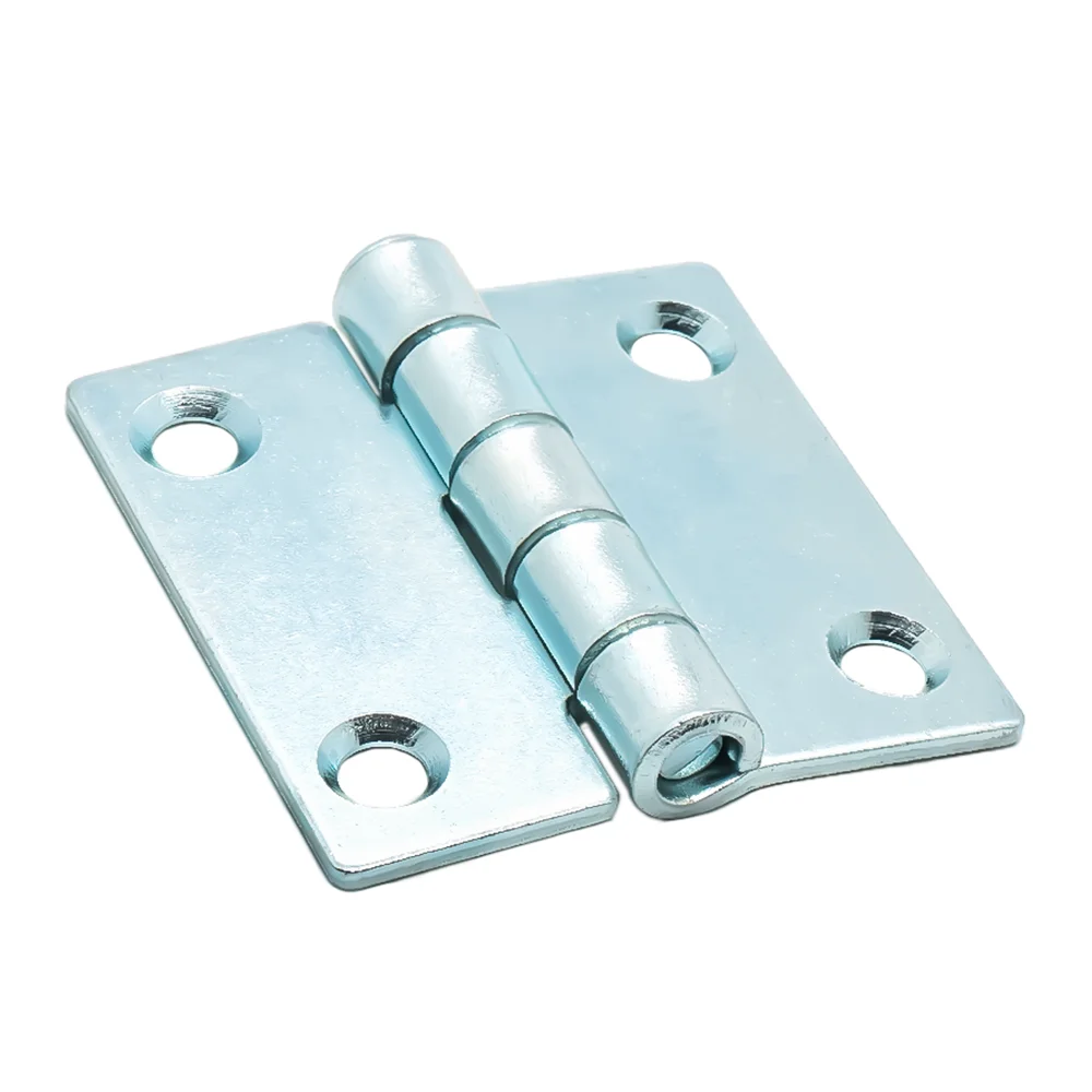 1 Pc Carbon Steel Butterfly Hinges Galvanized Flat Plate Type Pull-Core Square Style Door Cabinet Hardware Mounting