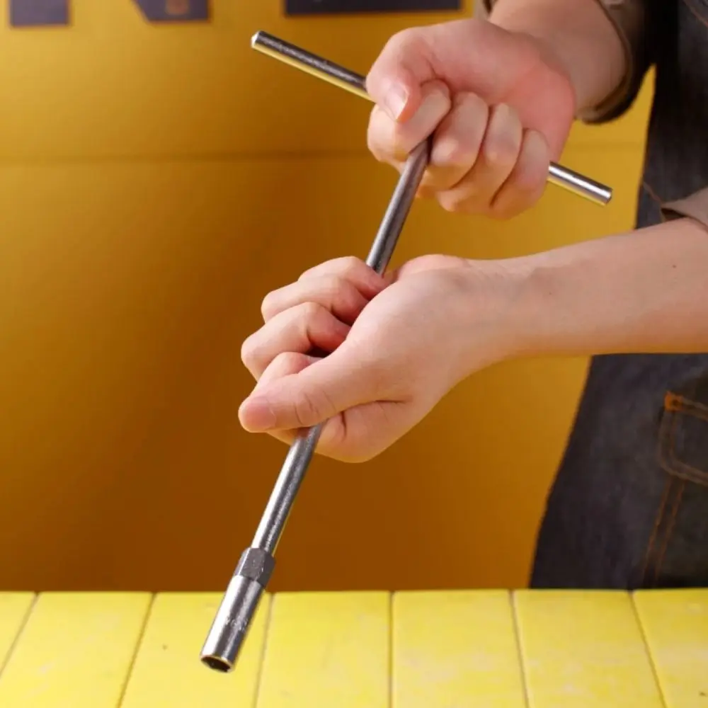 

T-Style Socket Wrench Mechanics's Driver Repair Socket Set Car Mechanical Workshop Tools Hex Wrench Hand Tools Nut Key