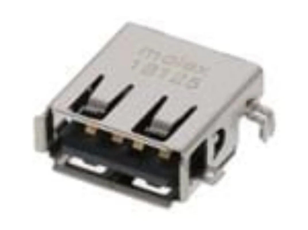 (5-20pcs) 0482580001 MOLEX Universal Serial Bus Shielded I/O Receptacle Right-Angle Reverse Mid Mount Side Flange 482580001