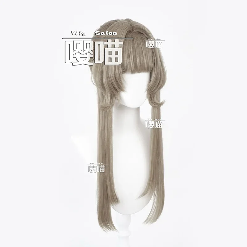 Game Genshin Impact Sandrone Cosplay Wig Marionette Blond Hair Eleven Fatui Harbingers Halloween Party Props For Women Girls
