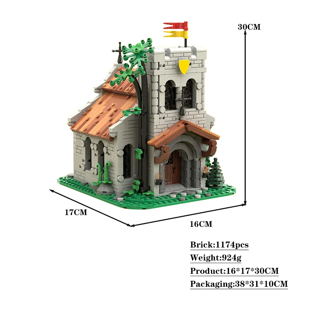 Medieval Castle Building Blocks Knights Tournament Castle Model Assemble Architecture Educational Creative Collection Toys Gifts