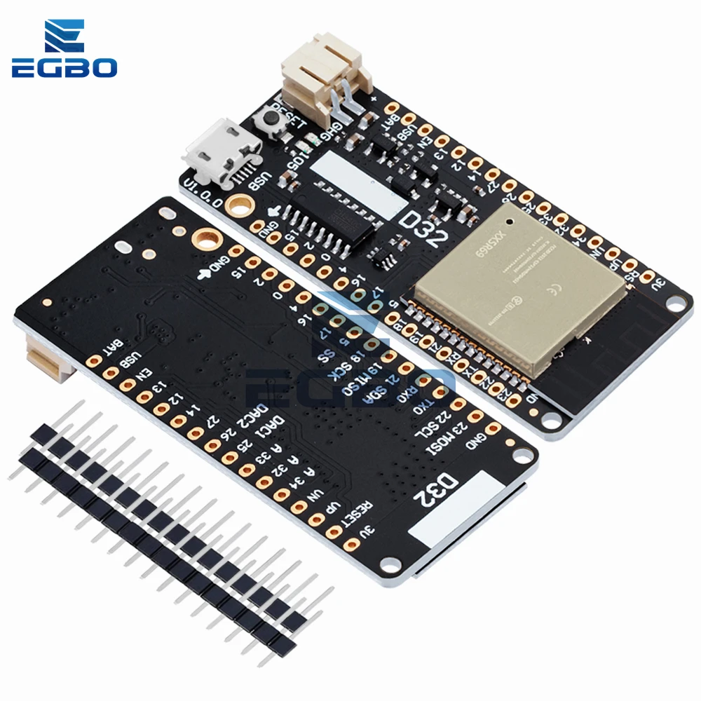 1 ~ 8 قطعة لـ LOLIN D32 V1.0.0 - Wifi + لوحة بلوتوث على أساس ESP-32 Esp32 ESP-WROOM-32 فلاش 4 ميجابايت متوافق مع Arduino MicroPython