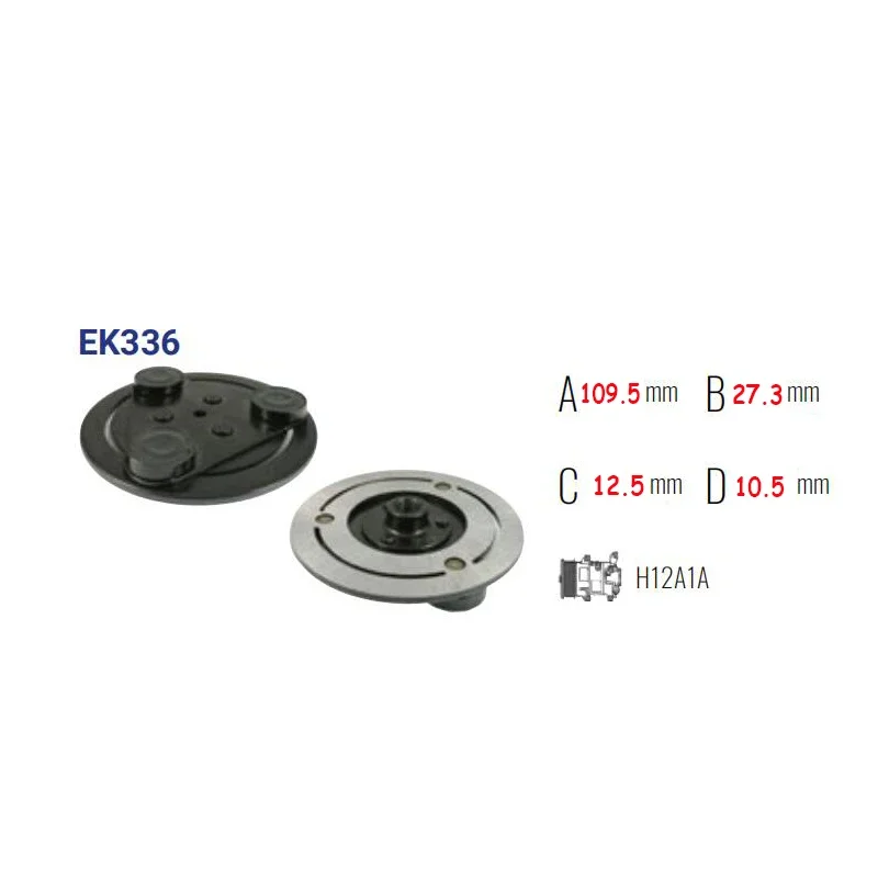 EK336 auto ac compressor CLUTCH HUB H12A1AE4DC for MAZDA 6/ 5 EA01-61-450 / GJ6F-61-K00 / H12A1AE4DC / GJ6F-61-K00A / H12A1AE4DC