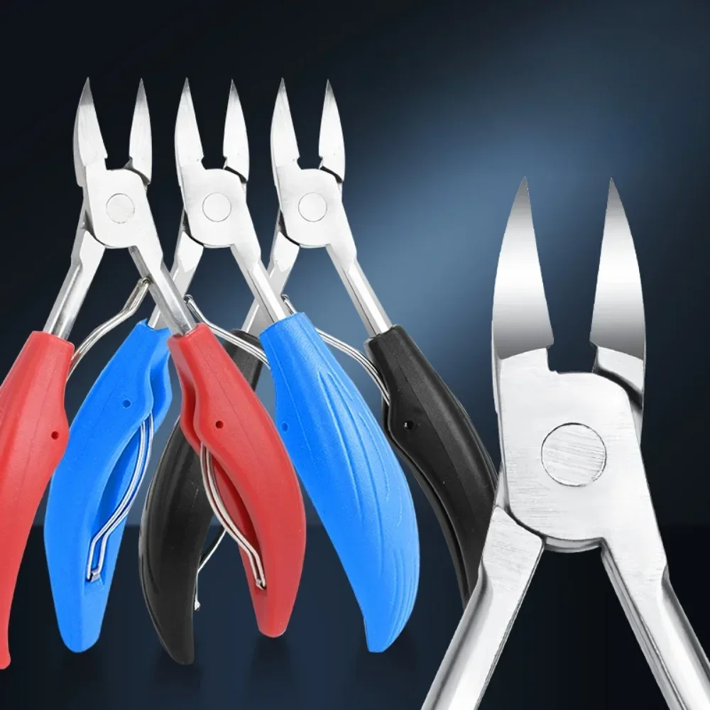 Nail Clipper Eagle Nose Cutter Ingrown Toenail Thick Nail Dead Skin Remover Cuticle Scissors Sharp Curved Blade Manicure Tools