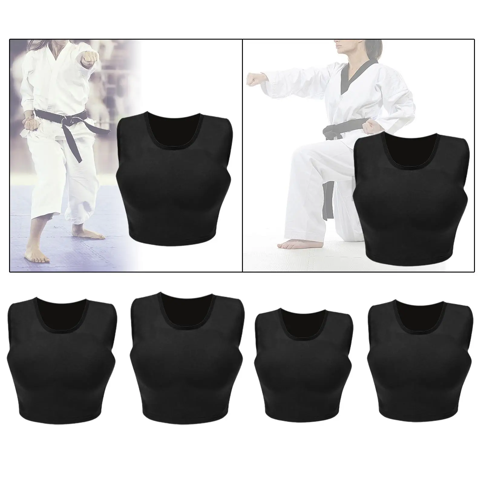 

Karate Chest Protector for Women Chest Guards for Home Gym Boxing Football