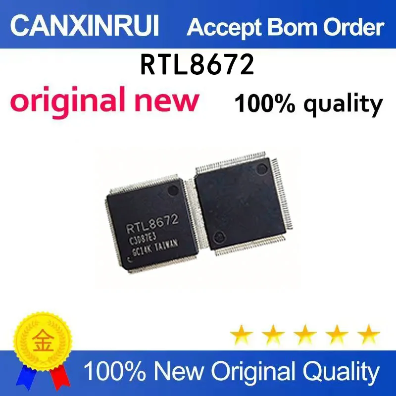 

(5-100 pieces)New RTL8672P-VE-CG RTL8672 QFP128 Spot Chip IC