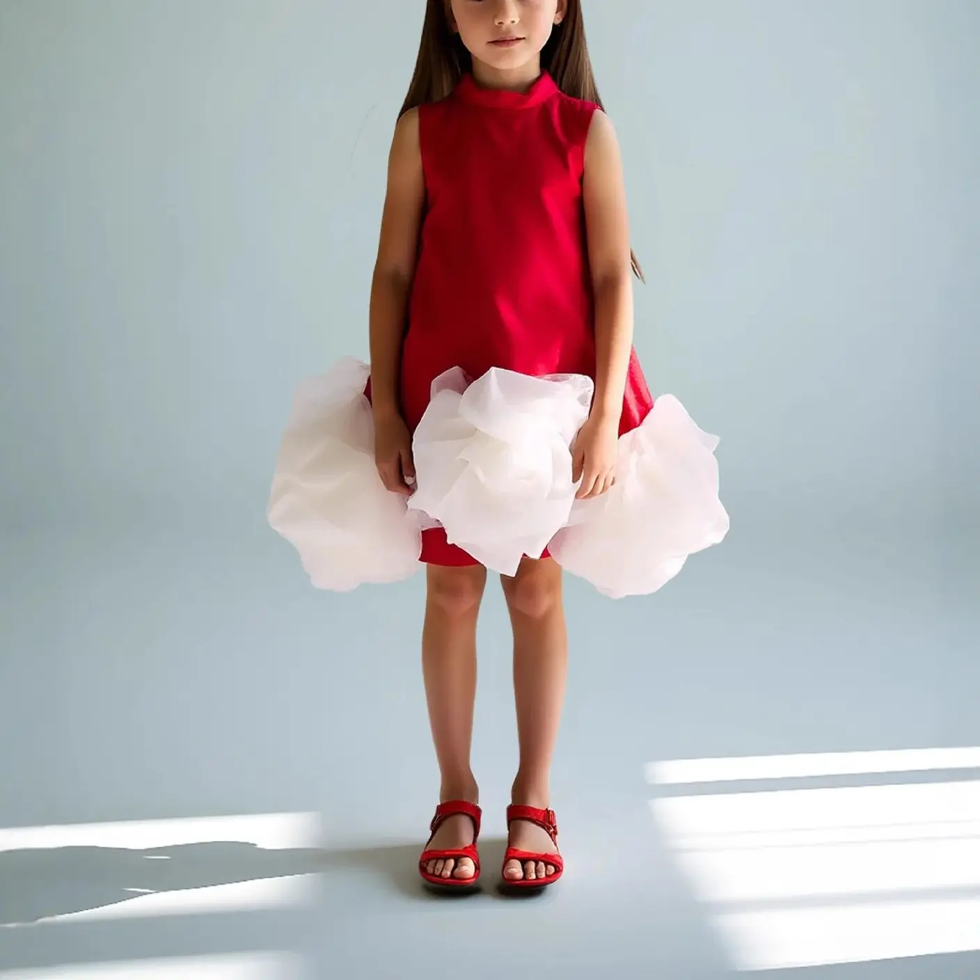 

Красное платье для девочек, костюм принцессы на Хэллоуин и Рождество, детское карнавальное платье для косплея для детей от 4 до 10 лет, праздничное платье с бантом для девочек, новогодние платья