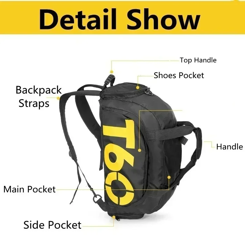 Gym Bag Waterproof Fitness Bag Sport Men Women Bag Outdoor Fitness Portable Bags Ultralight Yoga Sports Large Travel Backpack image 4