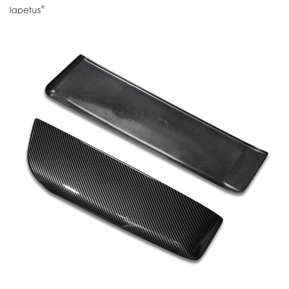 Center Console Armrest Box Panel Protection Cover Trim For BMW 5 Series G30 530I 2017 - 2023 Carbon Fiber Interior Accessories