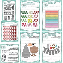 New Build a Booth Die Gnome Add Ons Metal Cutting Dies Stamps Stencil Craft Embossing Make Paper Greeting Card Making Template