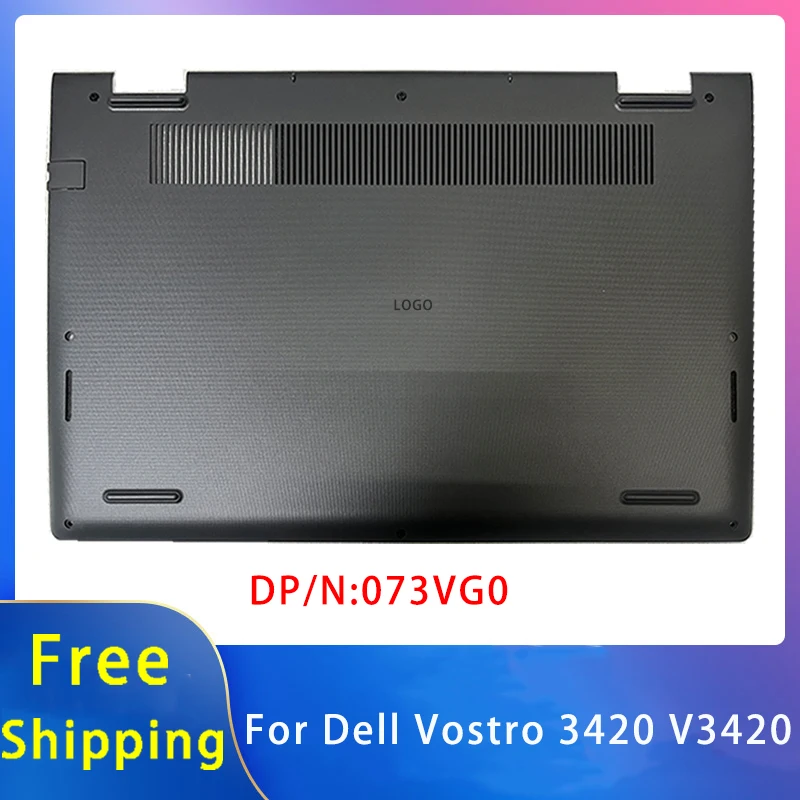 New For Dell Vostro 3420 V3420;Replacemen Laptop Accessories Bottom With LOGO 073VG0 Black