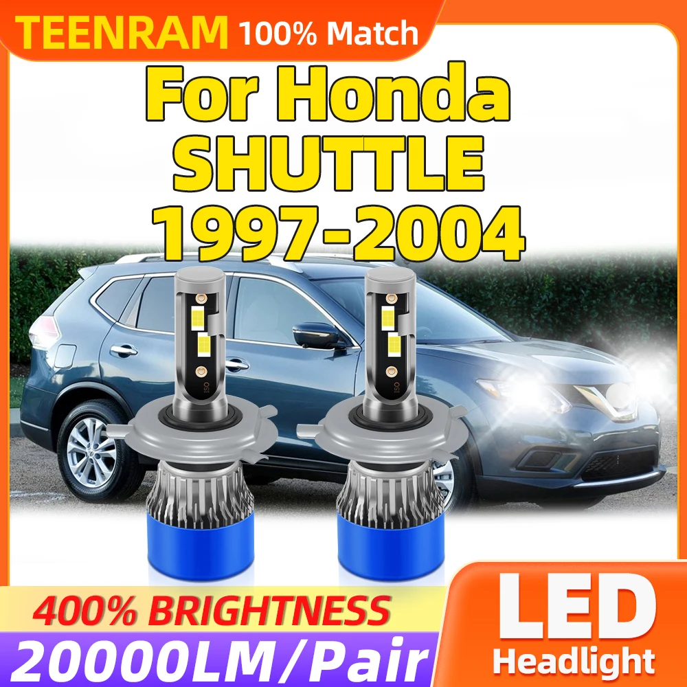 20000LM LED Headlight Bulbs 120W Auto Headlamps 12V 6000K White For Honda SHUTTLE 1997 1998 1999 2000 2001 2002 2003 2004