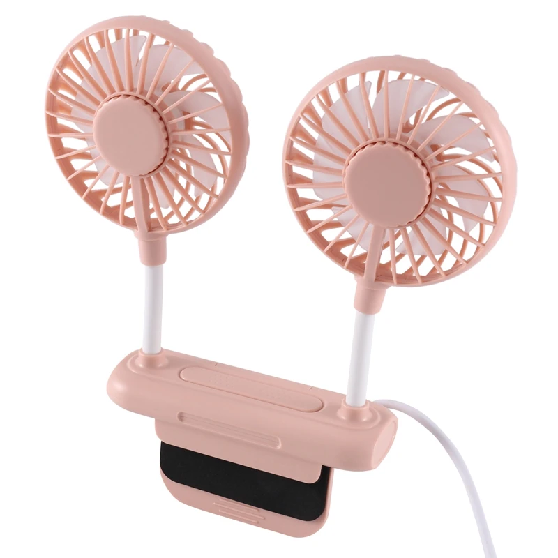 Small Desk Fan USB Powered Mini Fan For Office Laptopsm,3 Speeds Desktop Table Cooling Fan With Adjustable Clamp