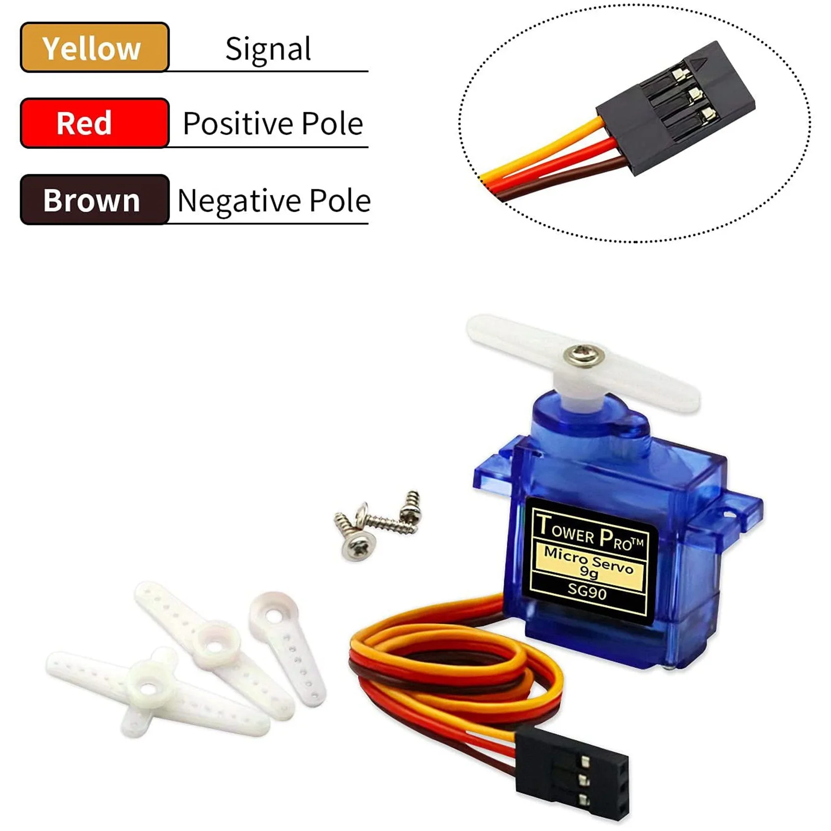 Überlegene Qualität – 10 Stück SG90 Micro-Servo-Motor Mini 9G für Arduino RC Roboter Hubschrauber Flugzeug Bootsteuerung
